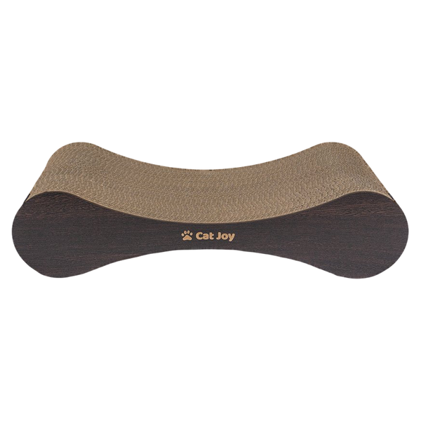 Snug cardboard cat scratcher