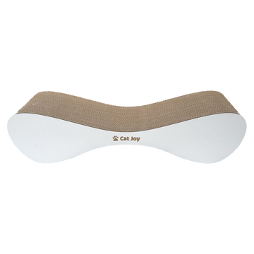 Snug cardboard cat scratcher